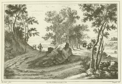 Landschap door Jan Dirksz Both